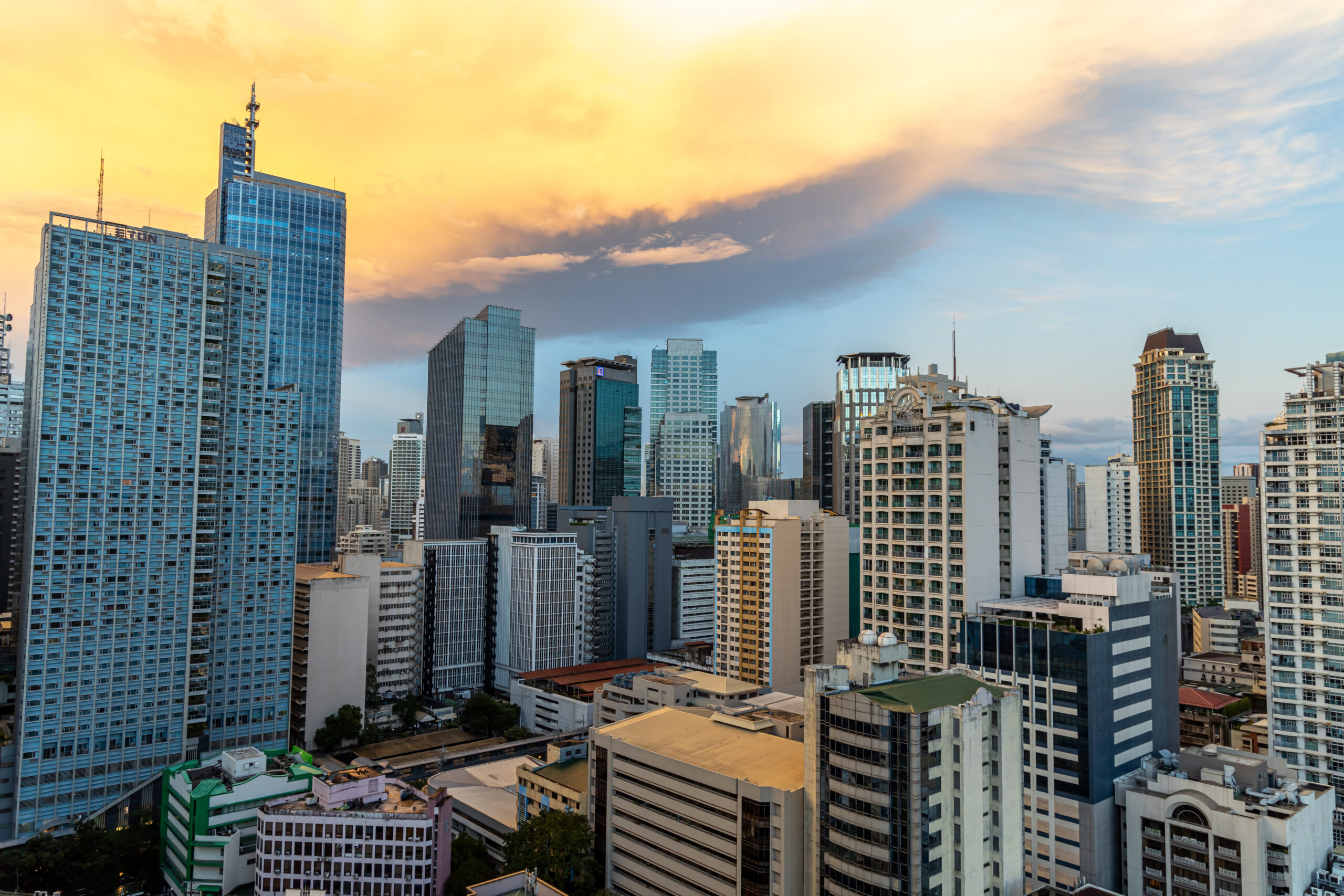 The central business district of Makati City