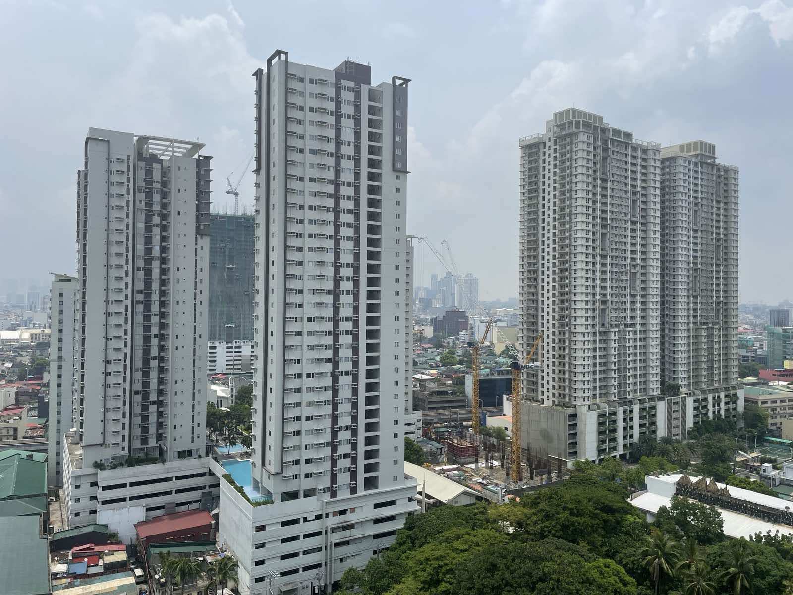 Condominium buildings in Pasay City.